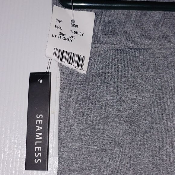 One Step Up gray seamless biker shorts Sz l/xl - Picture 5 of 6